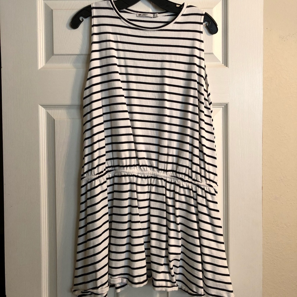 Zara drop waist tank dress - M